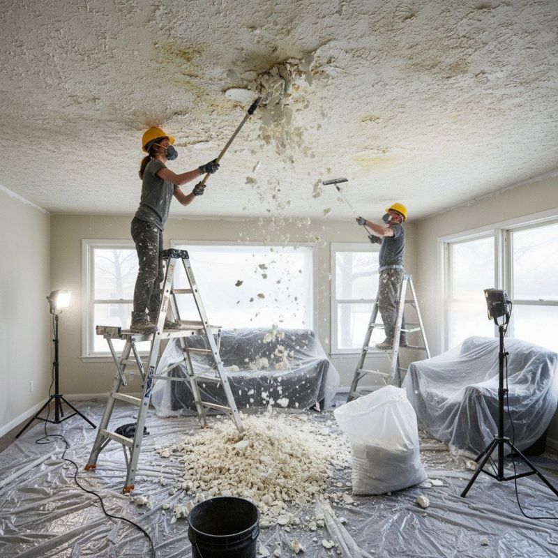 Swirl Ceiling Removal in Boulder, CO