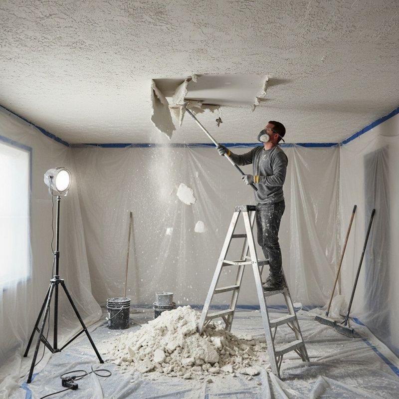 Knockdown Ceiling Removal