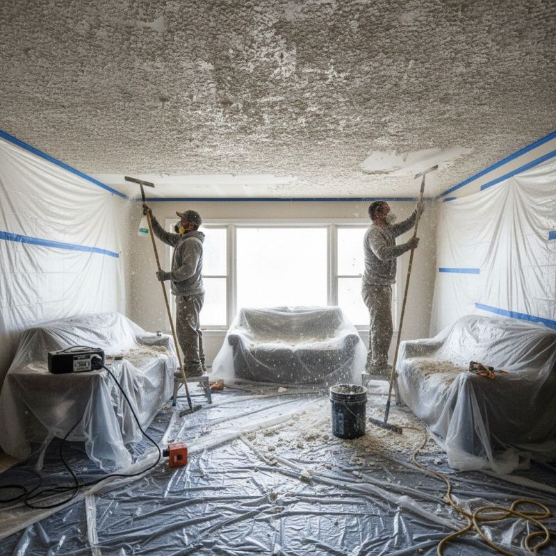 Textured Ceiling Removal in Georgetown, TX